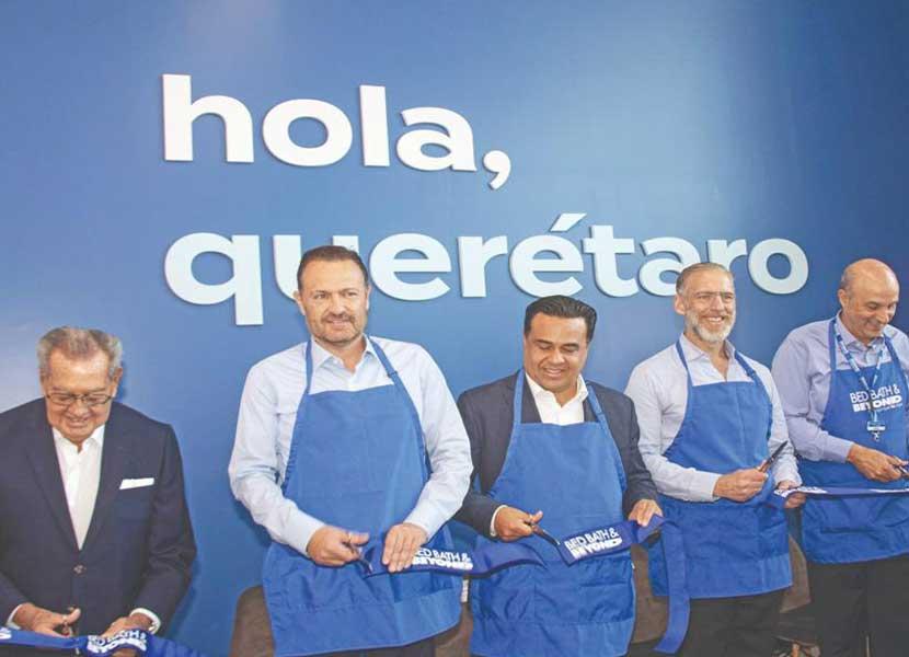 Mauricio Kuri inaugura la primera tienda Bed Bath & Beyond en Querétaro