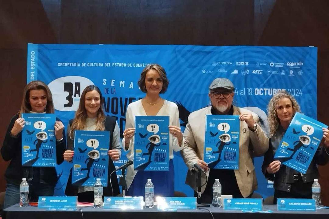 Llega a Querétaro la 3ª Semana de la Novela Negra