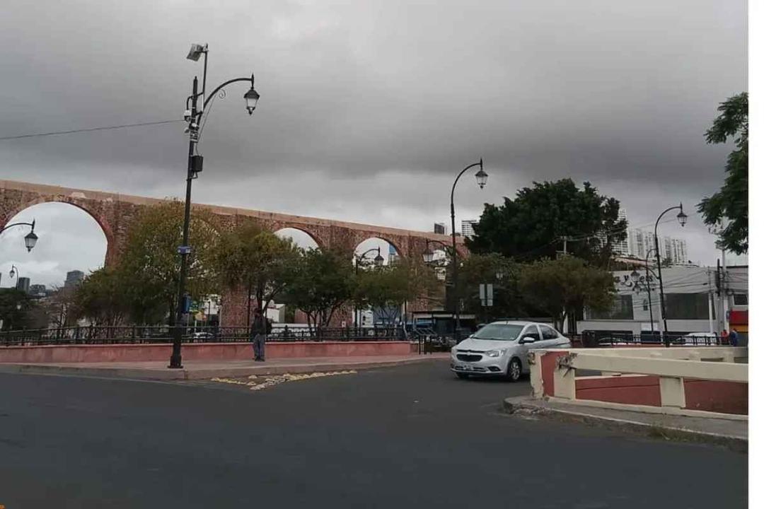 El clima en Querétaro comienza la semana con fuertes lluvias