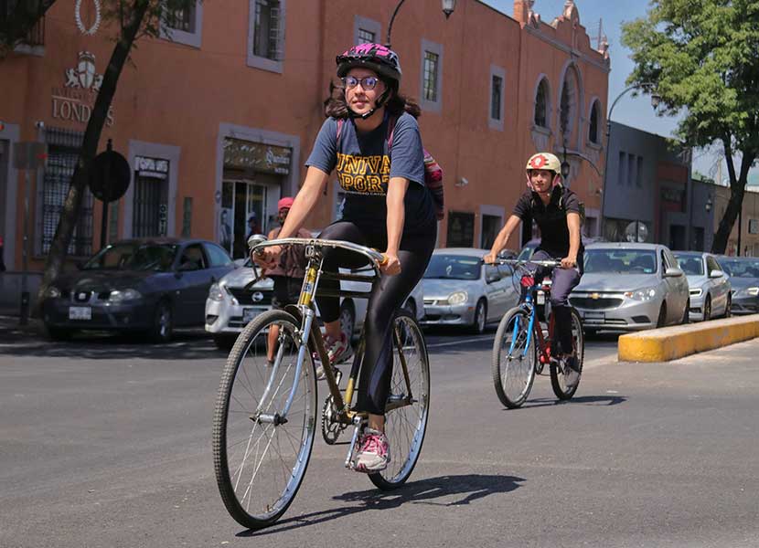 Evita enfermedades usando la bicicleta. / Foto: Isaí lópez