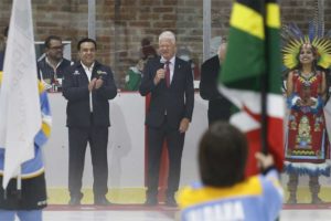Inauguración del Mundial de Hockey sobre hielo Sub 20