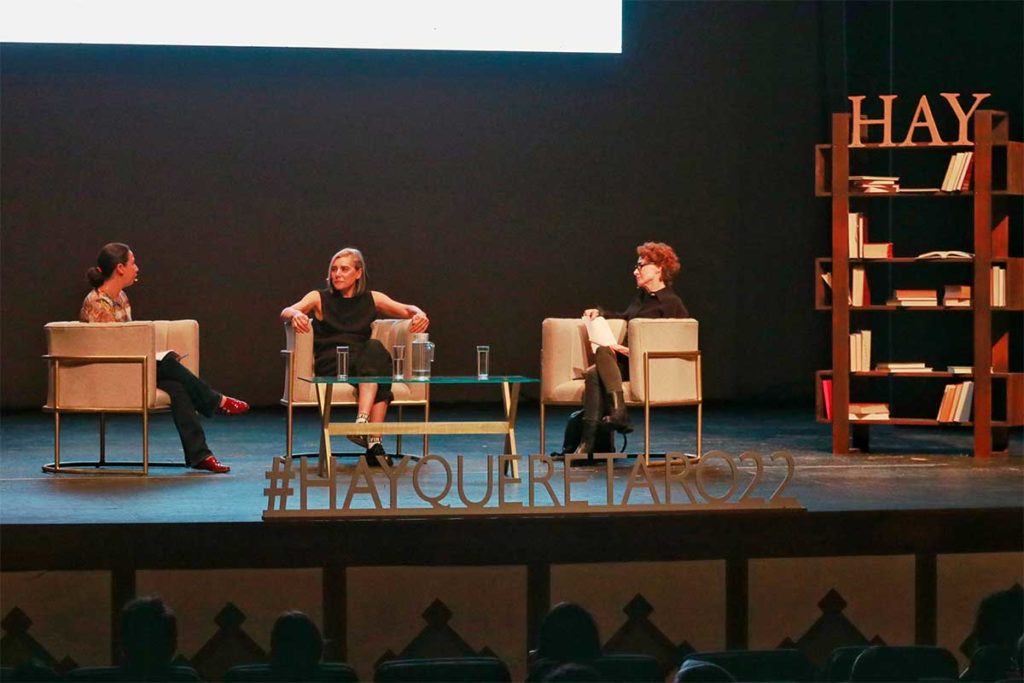 Gisela Leal habla presenta sus novelas en el Hay Festival Querétaro 2022