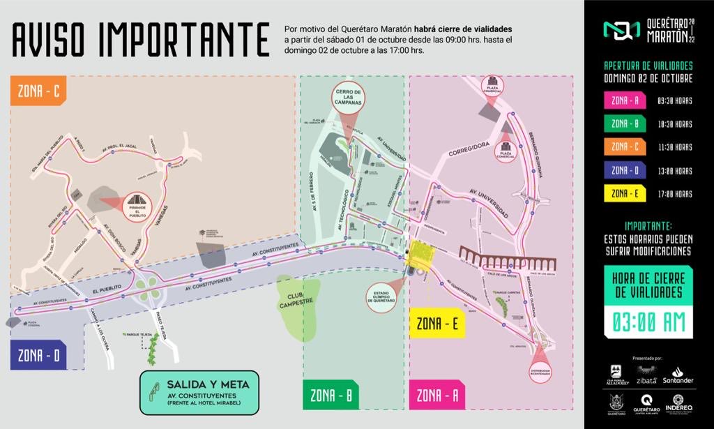 Todo listo para el Querétaro Maratón 2022