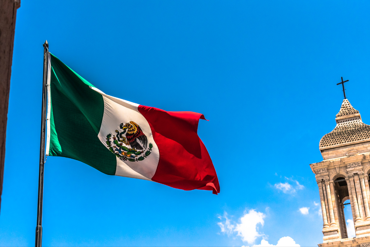 Bandera de México. Foto: Pixels
