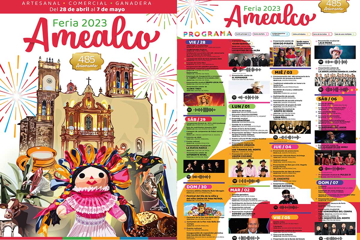 Feria de Amealco 2023 se realizará del 28 de abril al 7 de mayo: René Mejía