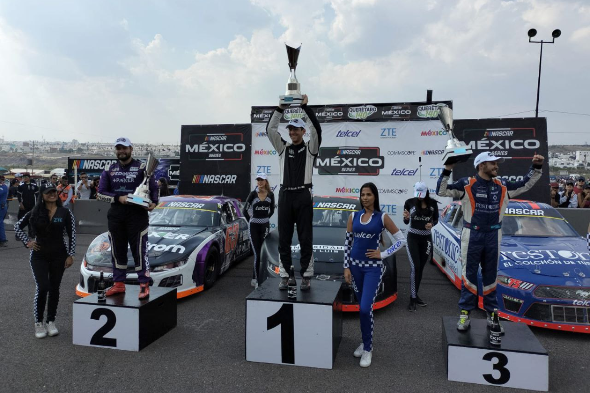 Jake Cosio conquista su primer triunfo en la México NASCAR Series de Querétaro (1)