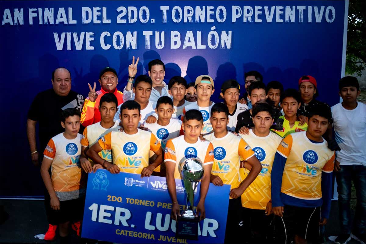 En el Segundo Torneo Preventivo ‘Vive con tu Balón’ participaron 750 niños y niñas.