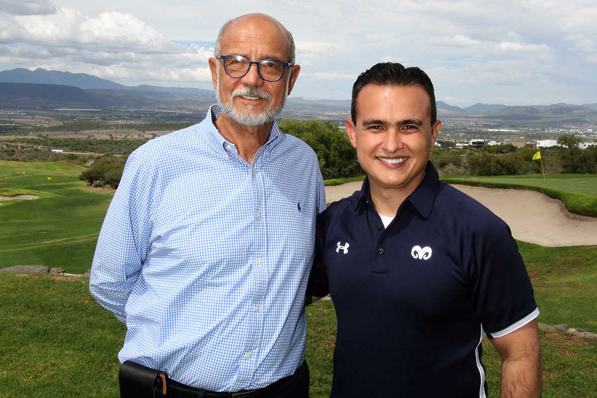 19 Golf por los 'Líderes del Mañana'. Rodolfo Loyola y Gaspar Eduardo Fuentes Garza.