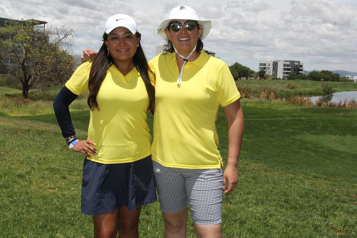 3 Golf por los 'Líderes del Mañana'. Anel Reyes y Andrea Díaz.