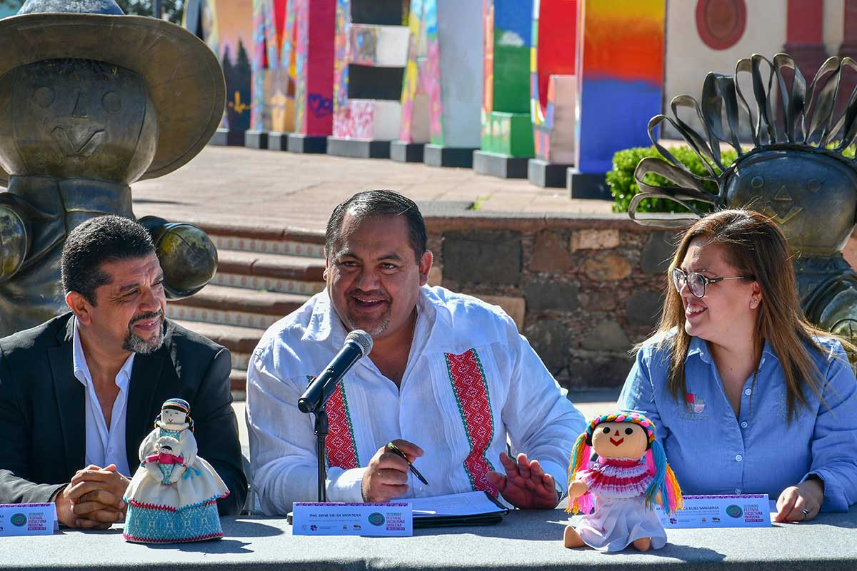 En rueda de prensa se dio a conocer la importancia de este Segundo Festival de Cultura Indígena Amealco y las actividades de estos tres días.