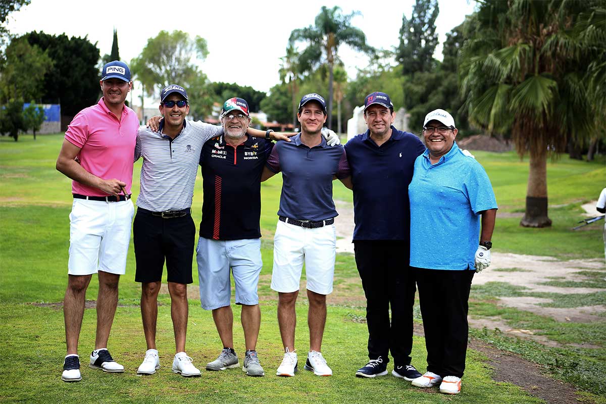 10 Torneo de golf 'El Bueno, el Malo y el Feo' del 2023. Fidel García, Salvador Hernández, 'Poncho' Rodríguez, 'Pepe' Balandra, Omar Hernández y Carlos Hernández.
