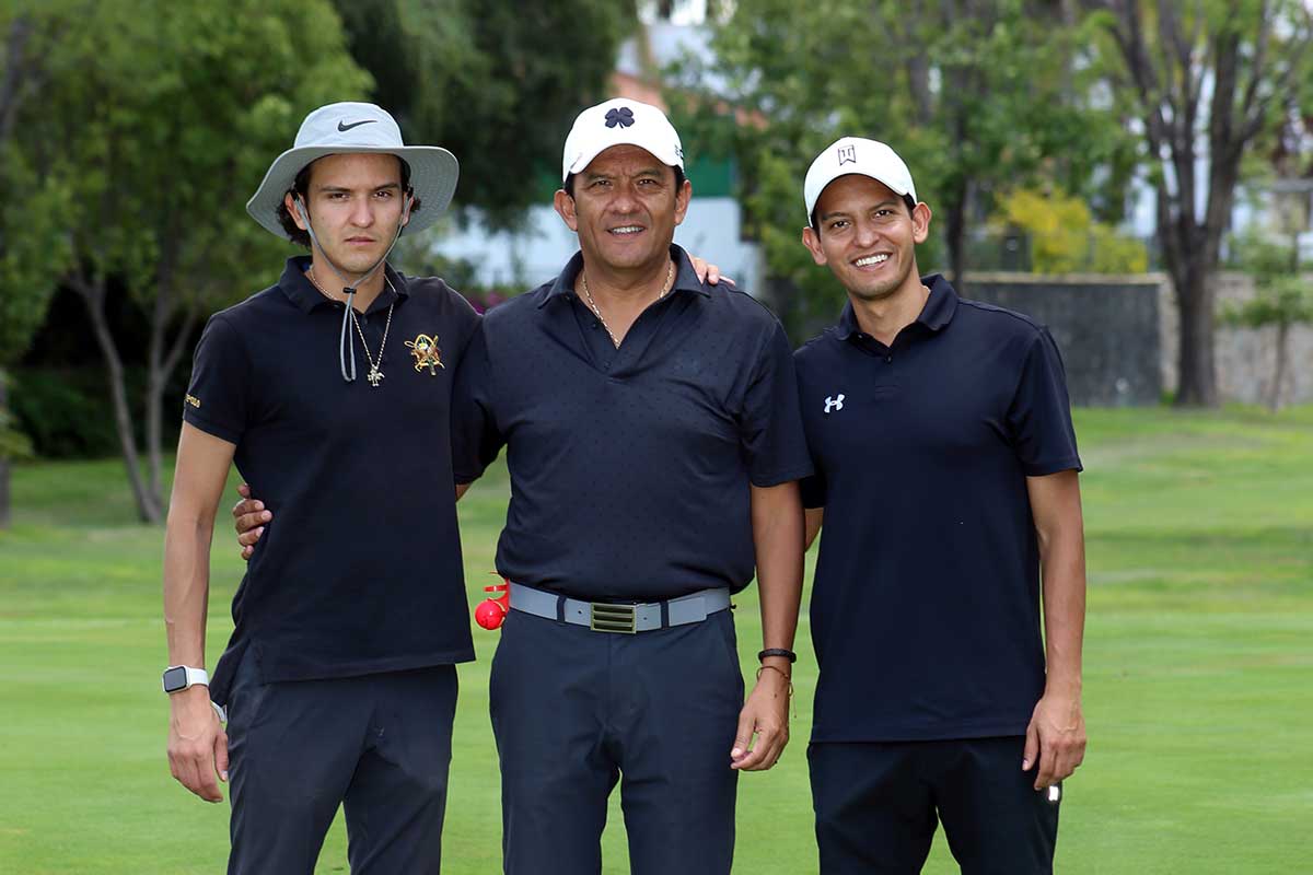 5 Torneo de golf 'El Bueno, el Malo y el Feo' del 2023. Bruno, Arturo y Juan Pablo Guerrero