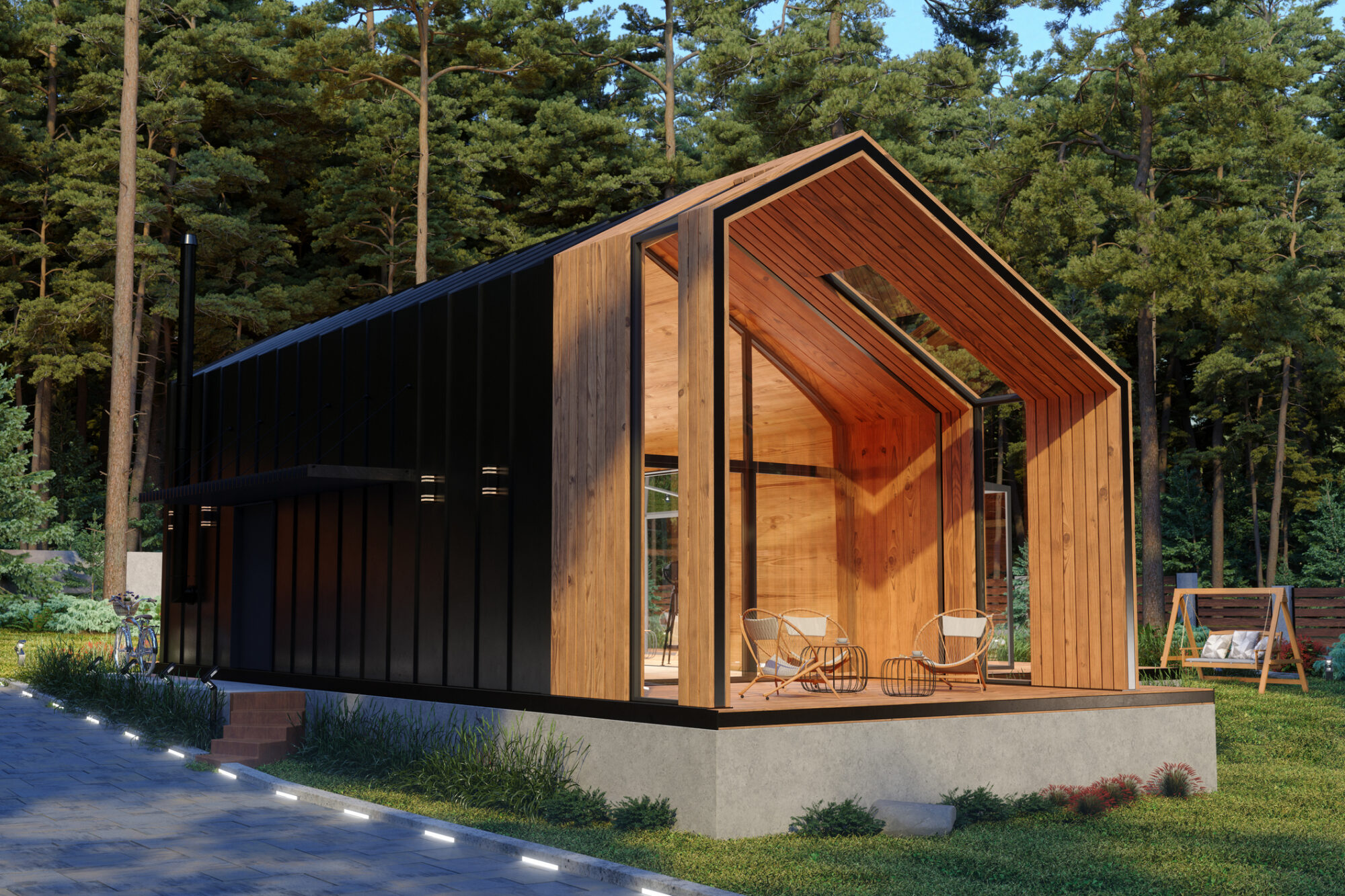 Los beneficios de vivir en una cabaña de madera
