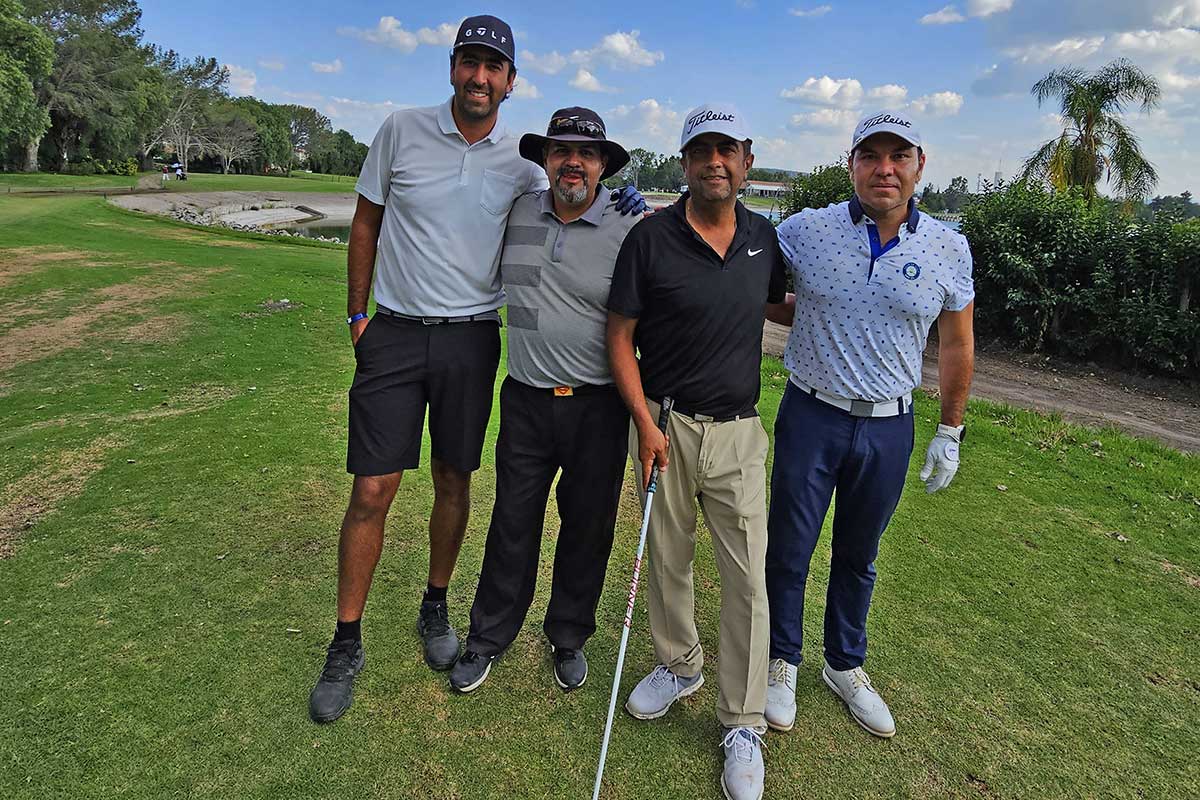 10 Continúa el legado en Torneo de Golf San Gil 2023. Federico Medina, Marco Castro, Fernando Arellano y Omar García.