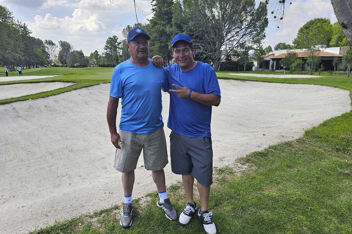 13 Continúa el legado en Torneo de Golf San Gil 2023. Norberto González Chávez y Norberto González Soto.