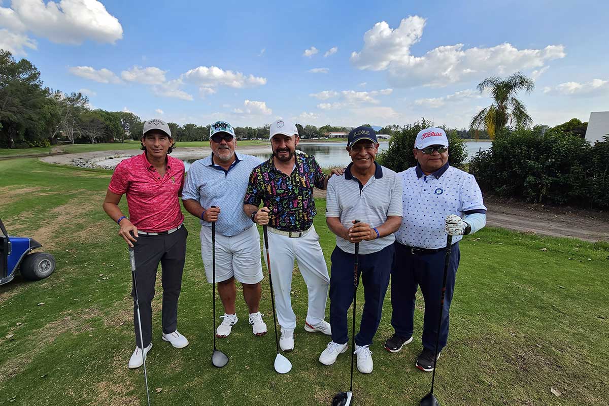 15 Continúa el legado en Torneo de Golf San Gil 2023. Oscar Franco, Juan Luis Urías, Jorge Gómez, Salvador Querú y Luis Valle