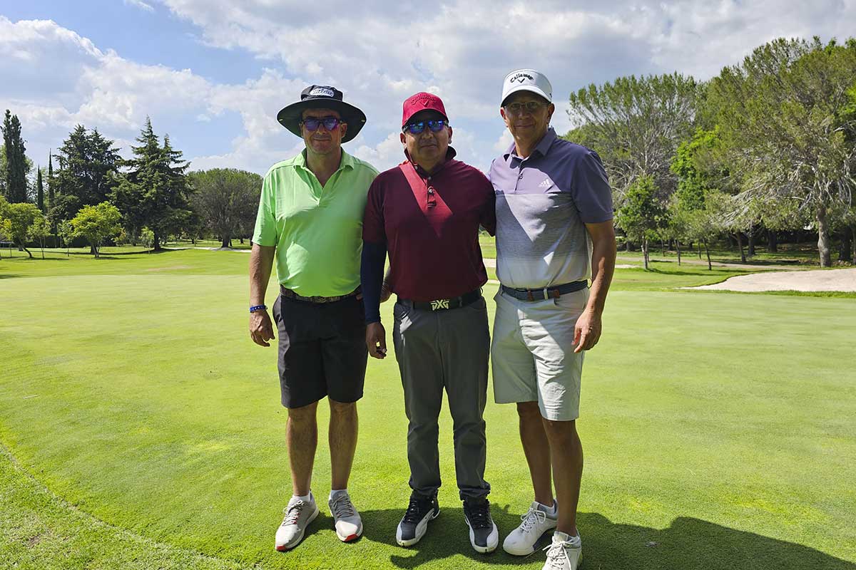 8 Continúa el legado en Torneo de Golf San Gil 2023. Daniel Cortizo, Gilberto Estrada y Víctor Elcure