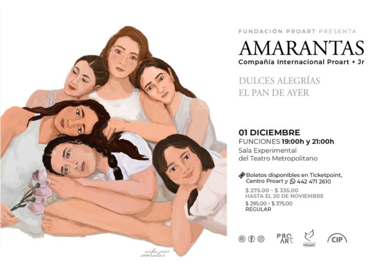 Tienes la oportunidad de ser testigo de la tradición artística más arraigada en Querétaro, este 1 de diciembre asiste al espectáculo 'Amarantes', de ProArt