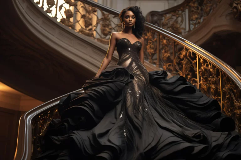 Usar un vestido de novia negro esta tomando fuerza entre las tendencias de bodas para 2024, te decimos por qué