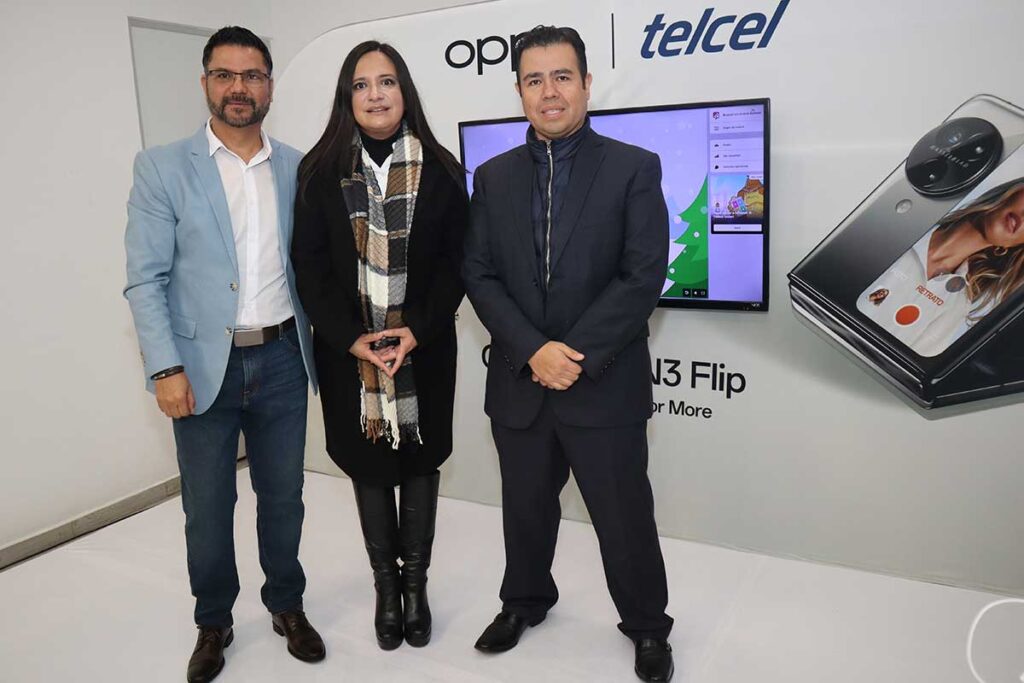Teléfono celular OPPO Find N3 Flip llega a Querétaro
