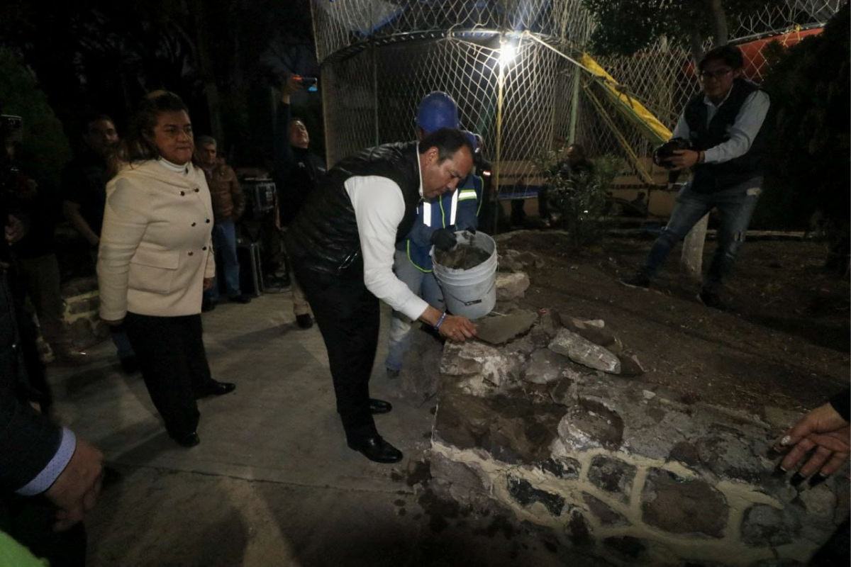 La obra se realiza en equipo con la secretaria de Obras Públicas Municipales a cargo de Edith Álvarez Flores.
