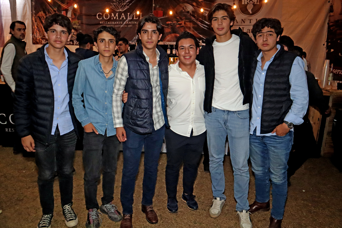 11 Juriquilla abre el 2024 con corrida de toros de lujo. Diego, Mateo, Alejandro, Juan Pablo, Matías y Alberto