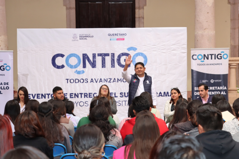 Se benefició a 174 estudiantes de la Universidad Autónoma de Querétaro y del Tecnológico Nacional de México.