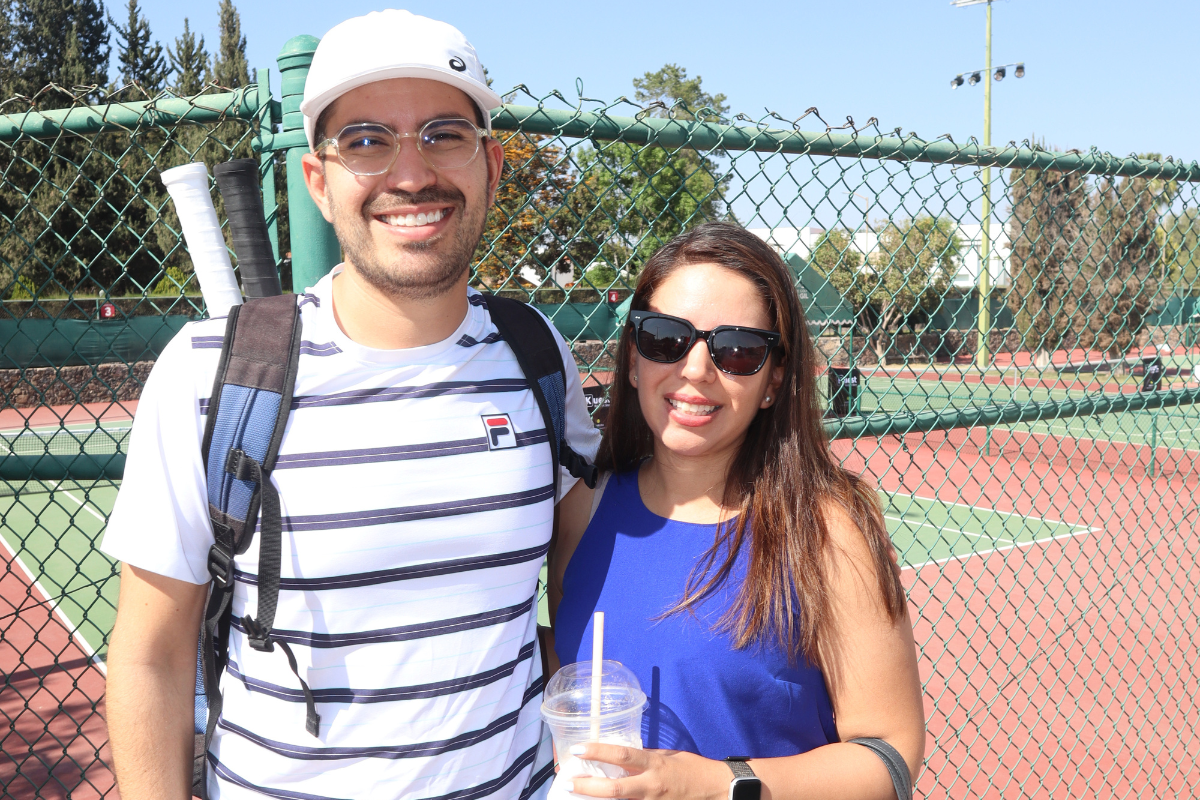 1 Torneo de tenis en San Gil. Alan Rodríguez y María Navarrete