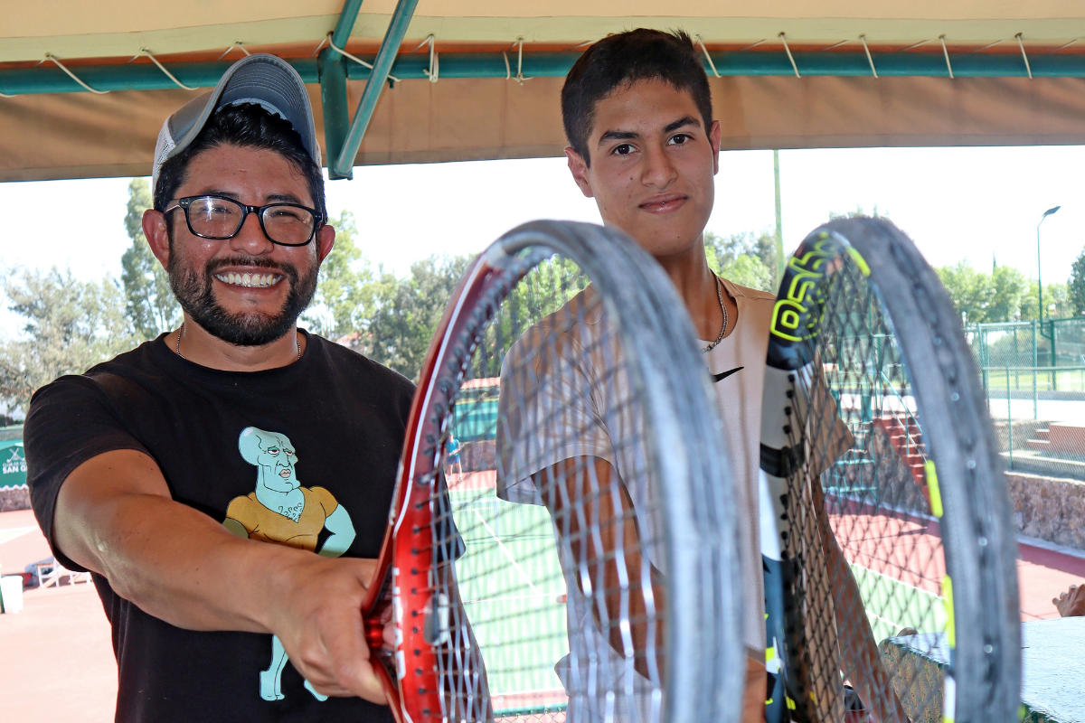 11 Torneo de tenis en San Gil. Juan Vázquez y Alonso Pérez