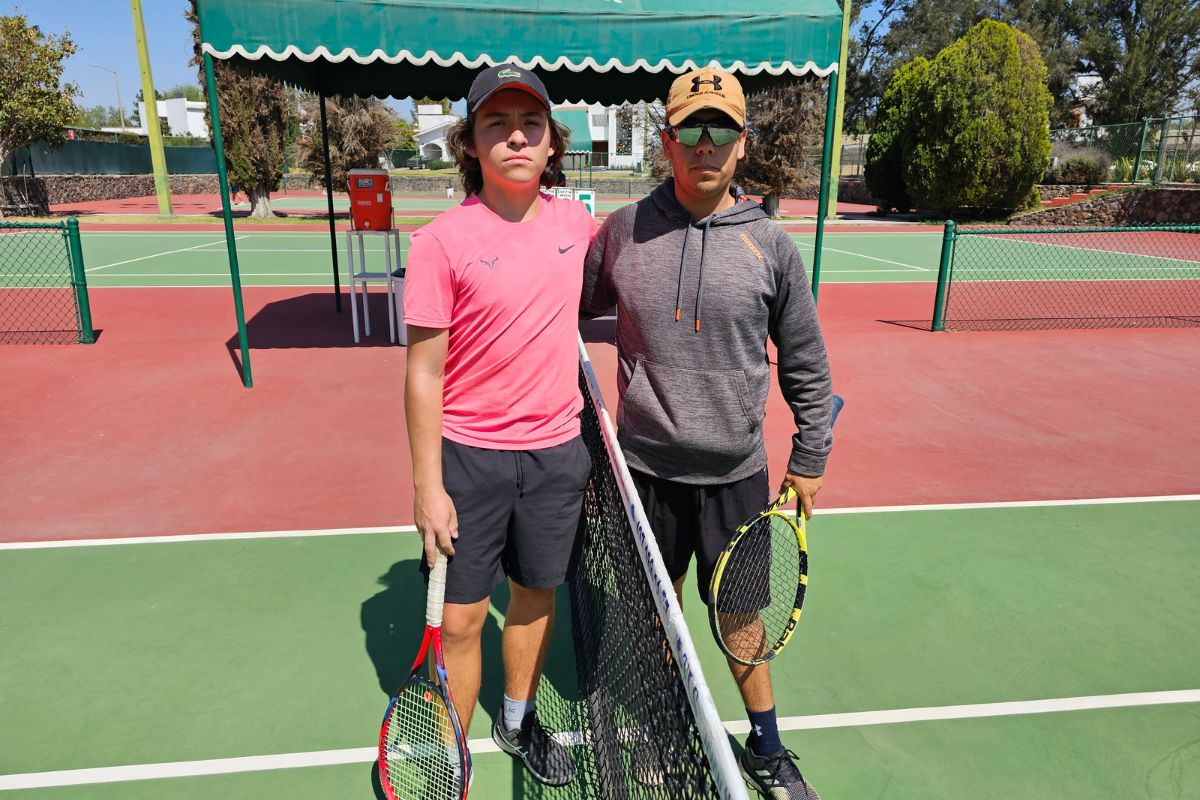 20 Torneo de tenis en San Gil. Yeshua Noria y Jorge López