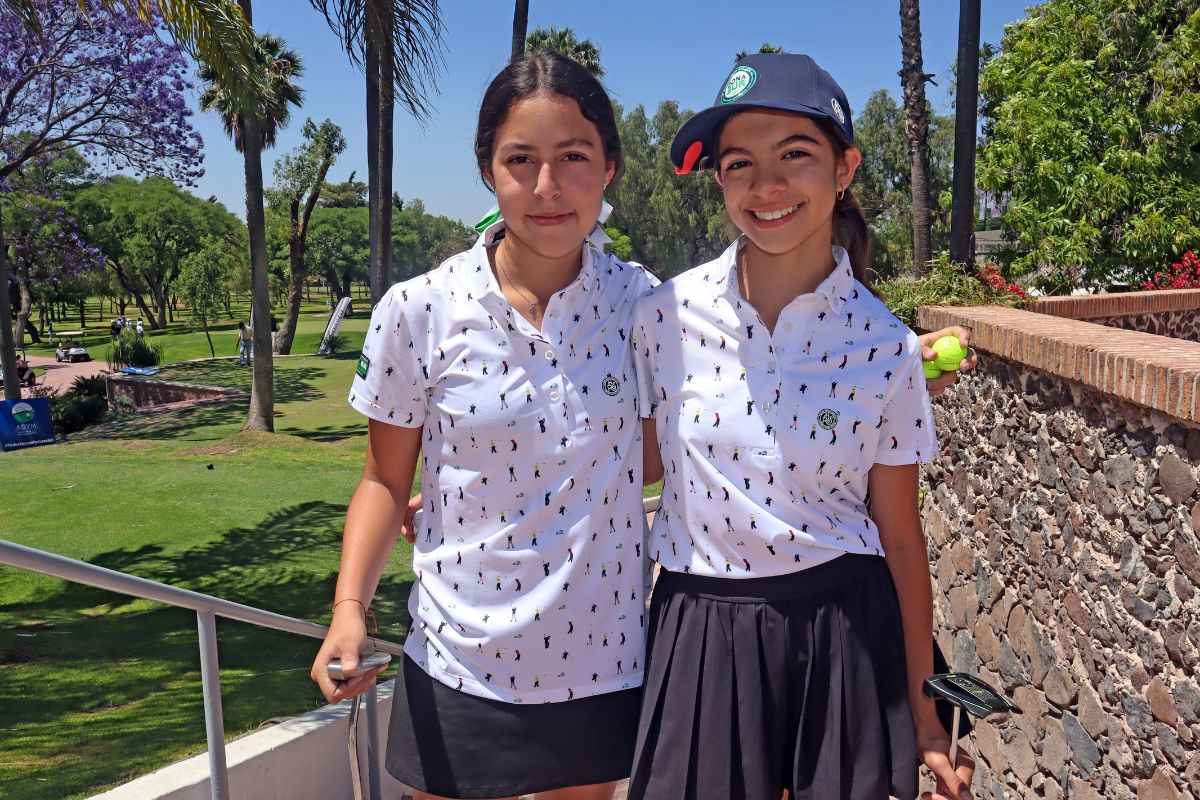 3 La fiesta máxima del golf infantil y juvenil. Roberta Rincón y Fernanda Viña González