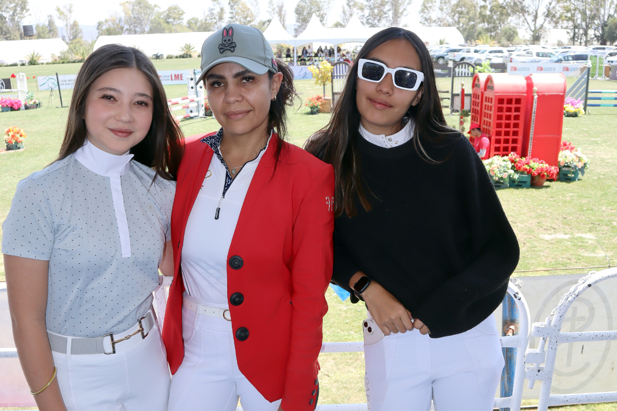 3 Liga Mexicana de Equitación impulsa nuevos valores. Alexa Martínez, Lourdes Burgos y Vanessa Burgos