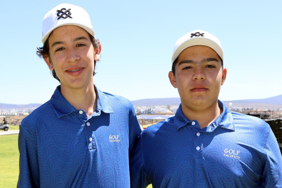 4 La fiesta máxima del golf infantil y juvenil. Ricardo Ríos y David Artee