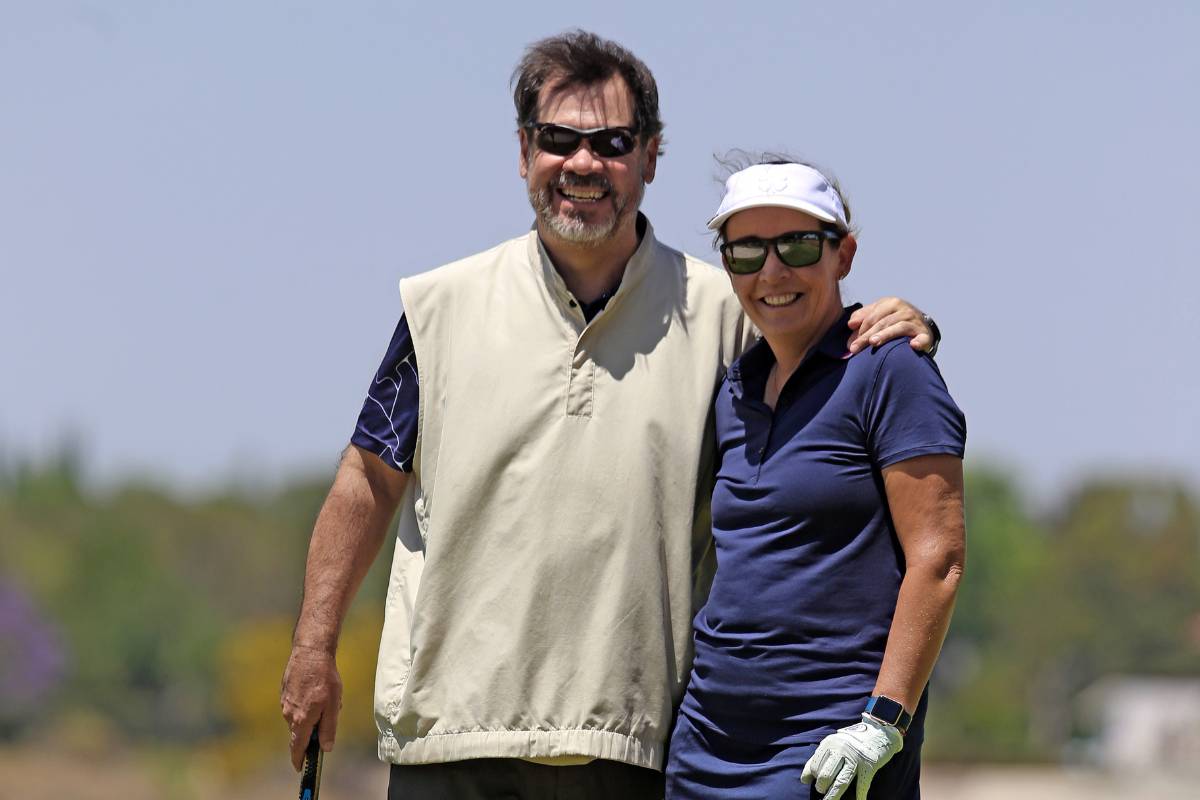 11 Golfistas compiten en el torneo de Semana Santa. Javier Yarza y Paola Soto
