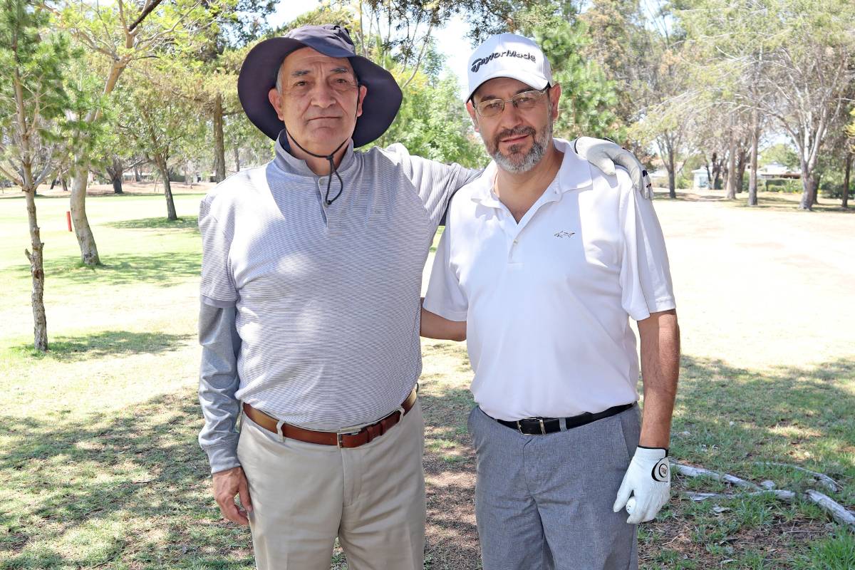 2 Golfistas compiten en el torneo de Semana Santa. Arturo y Mauricio Herbert