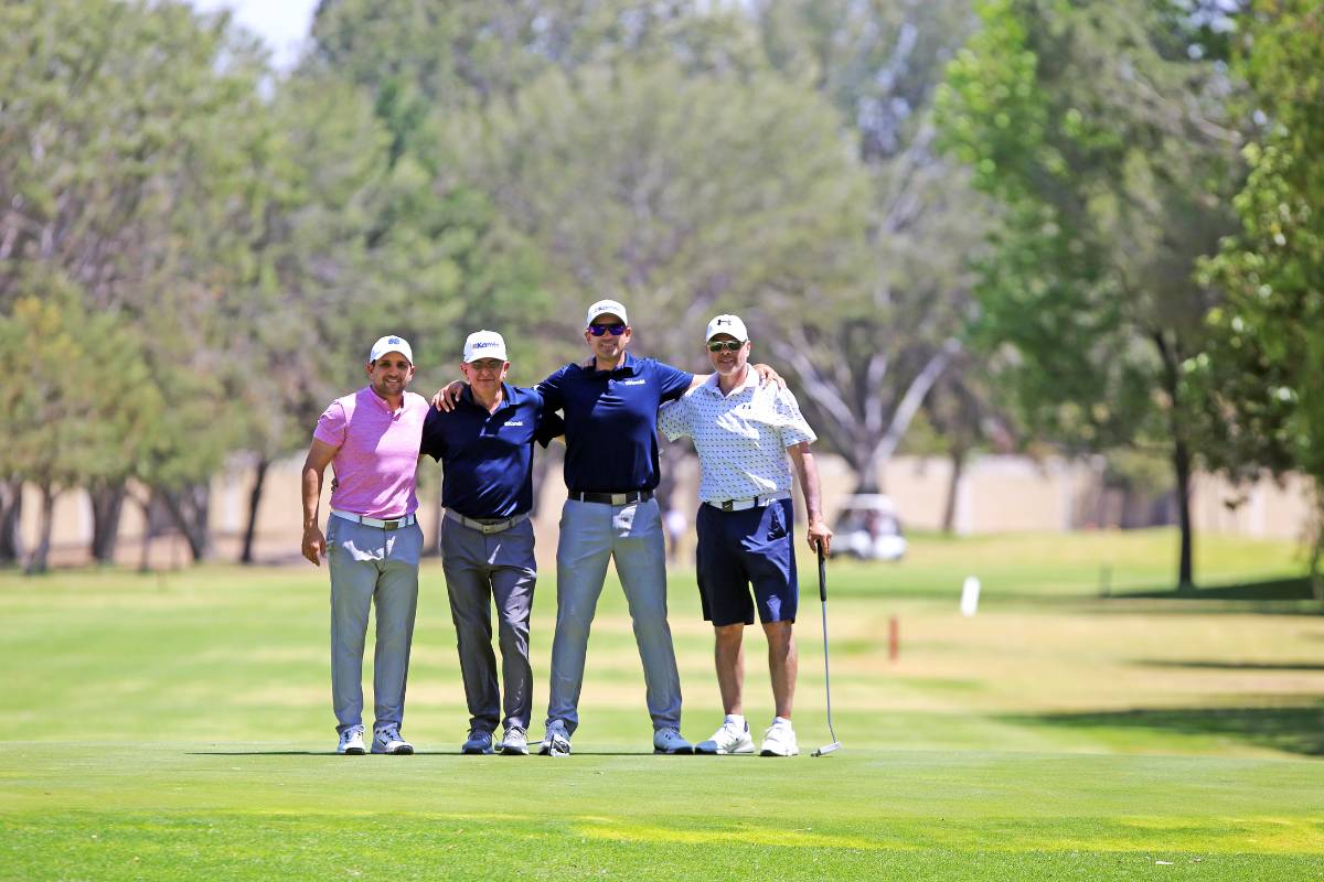 8 Golfistas compiten en el torneo de Semana Santa. Guillermo Riddle, Juan Antonio Chimés, Juan Pablo Layseca y Antonio Loveman