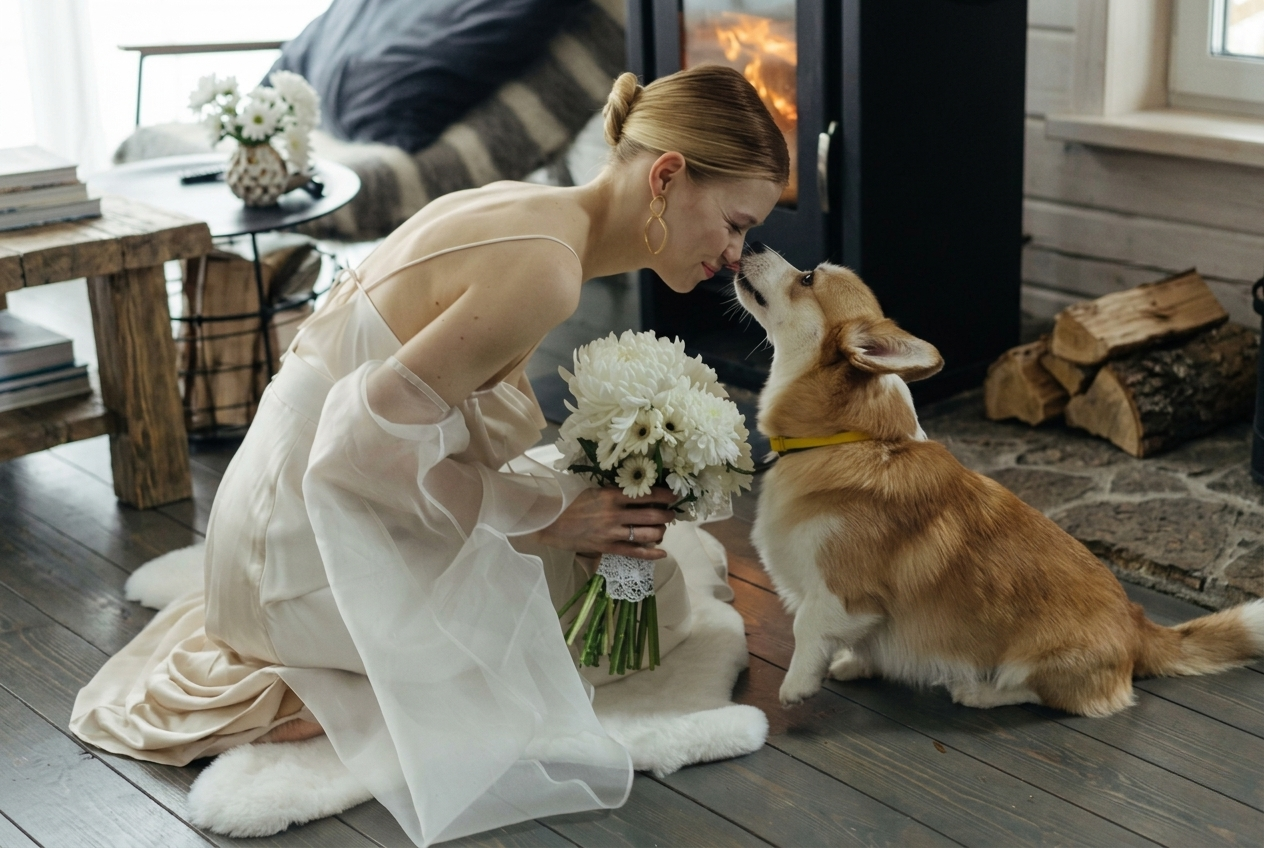 10 maneras de incluir a tu perro o gato en tu boda.