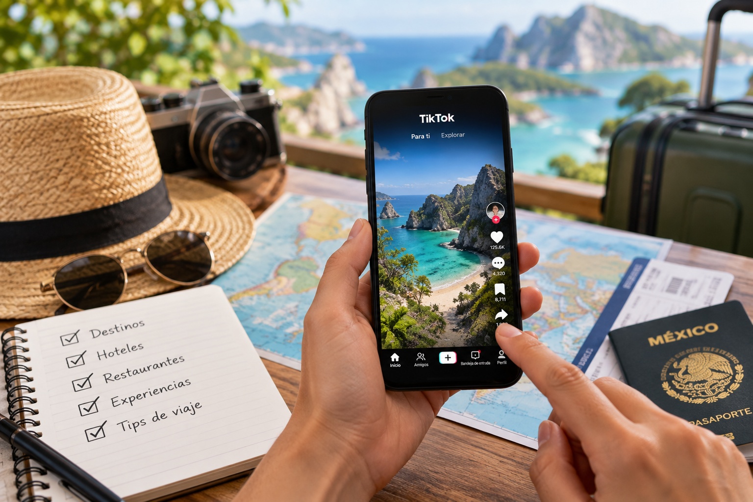 ¿Vas a viajar? Checa estos tips para encontrar lugares que sí valen la pena en TikTok